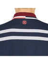 Golf VARIEGATED STRIPE POLO MF22K114 TWILIGHT Men's Barred Stripe Polo - G/FORE - BALAAN 8