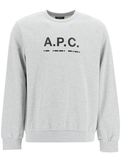 Men's Franco Logo Sweatshirt Grey - A.P.C. - BALAAN 2