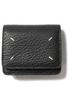 Embroidery Logo Chain Cald Wallet Black - MAISON MARGIELA - BALAAN 2