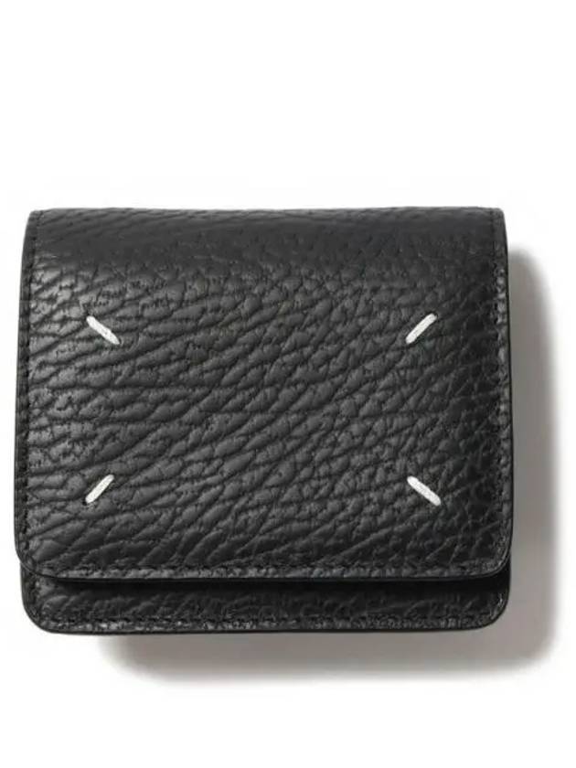 Embroidery Logo Chain Cald Wallet Black - MAISON MARGIELA - BALAAN 2