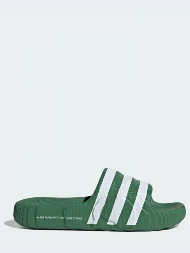 Adilette 22 Slippers Green - ADIDAS - BALAAN 2