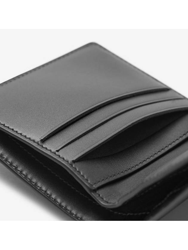 Four Stitches Calfskin Half Wallet Black - MAISON MARGIELA - BALAAN 7