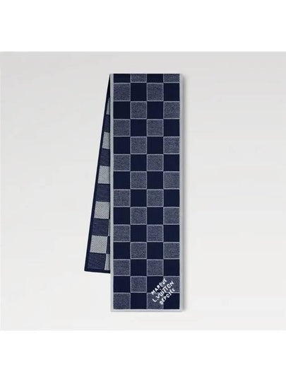 Damier Heritage Scarf Navy - LOUIS VUITTON - BALAAN 2