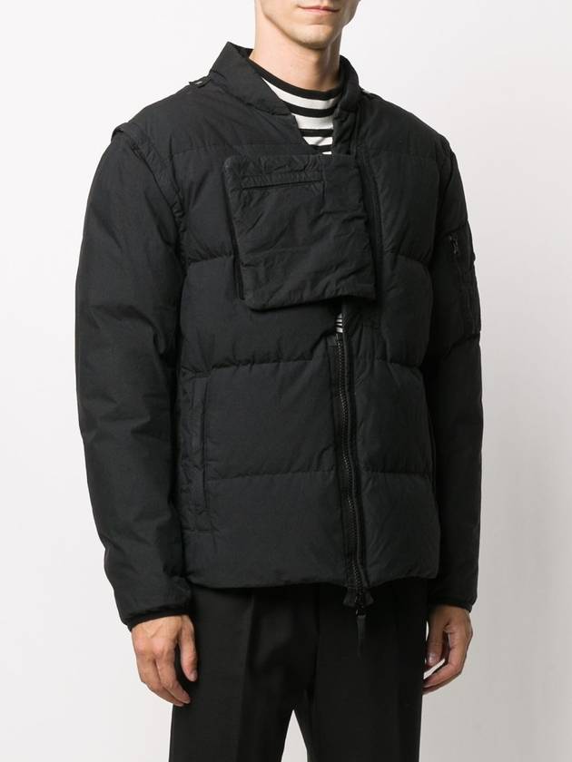 Shadow Project Down Vest Padded Black - STONE ISLAND - BALAAN.