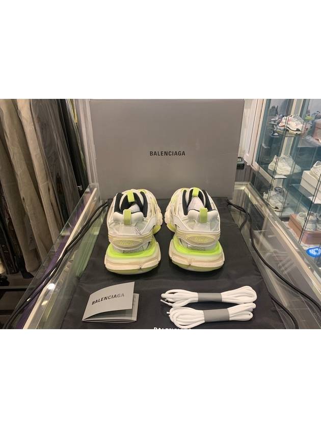 Track Low Top Sneakers Fluo Yellow White - BALENCIAGA - BALAAN 5