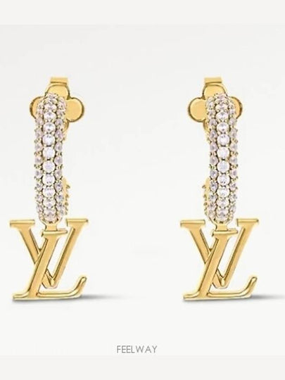 LV Iconic Earrings Gold - LOUIS VUITTON - BALAAN 2