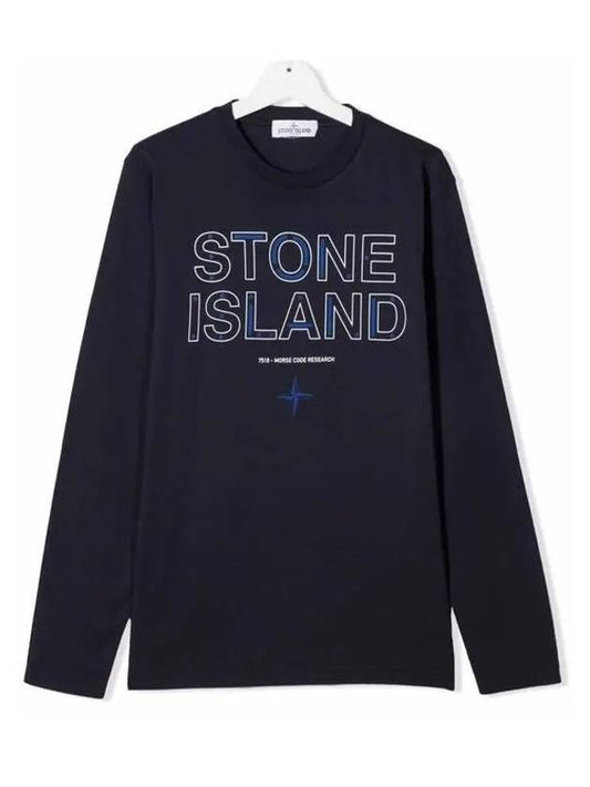 Kids Women s Logo T Shirt Navy 751621152 V0020 Other 1012867 - STONE ISLAND - BALAAN 1