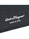 Salvatore slim leather card wallet black - SALVATORE FERRAGAMO - BALAAN.