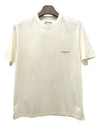 Square Back Logo Short Sleeve T-Shirt Ivory - WOOYOUNGMI - BALAAN 3