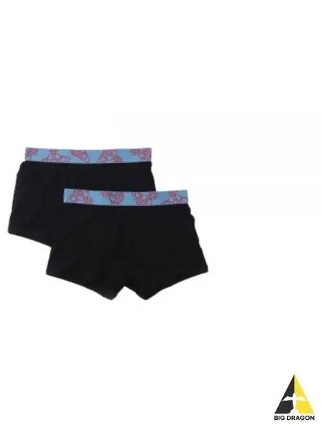 Cotton Boxer 2 Pack Black - VIVIENNE WESTWOOD - BALAAN 2