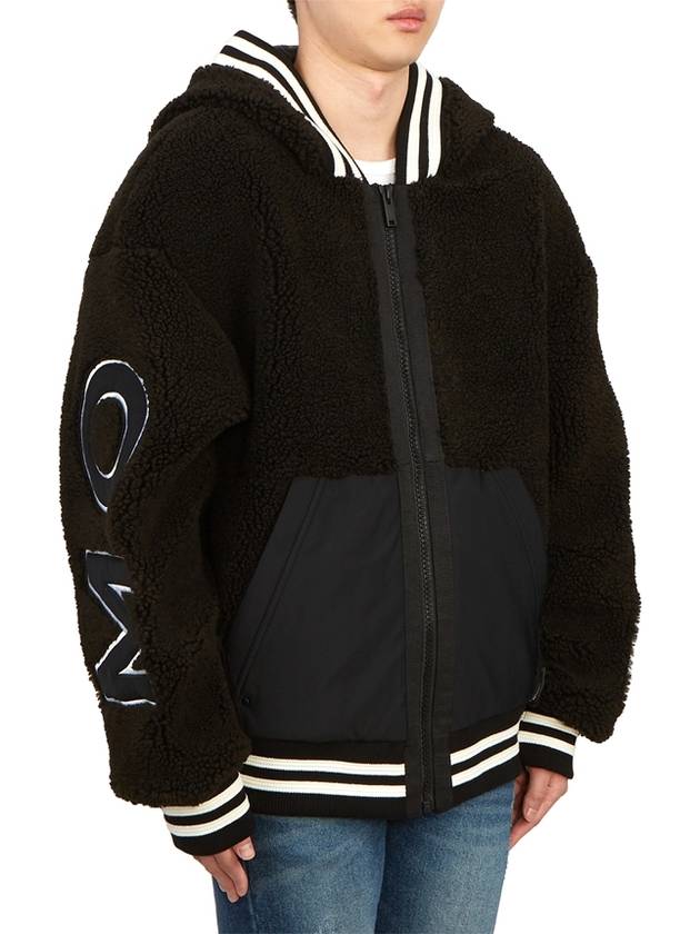 Ashford Zip Up Shearing Jacket Black - MOOSE KNUCKLES - BALAAN 7