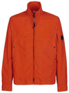 Tylon Lens Wappen Overshirt Zip-Up Jacket Orange - CP COMPANY - BALAAN 3