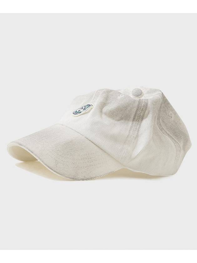 Dirty Washing Wappen Ball Cap Ivory - FFEFF STUDIO - BALAAN 1