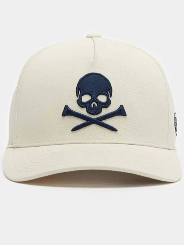 Men's Skull & T's Stretch Twill Snapback Hat Stone - G/FORE - BALAAN 3