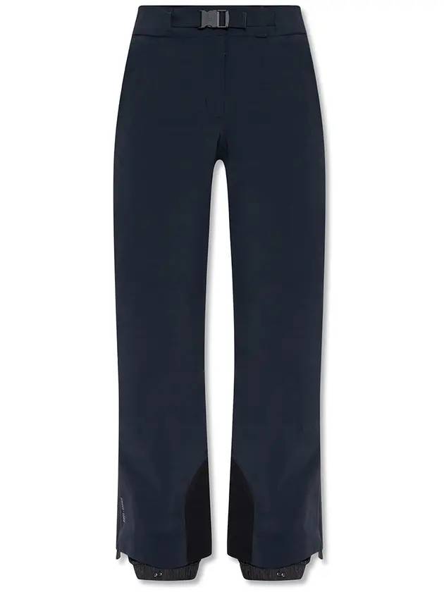 Grenoble Logo Buckle Straight Pants Navy - MONCLER - BALAAN 1