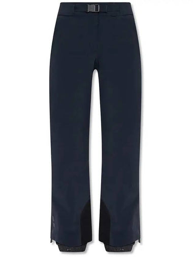 Grenoble Logo Buckle Straight Pants Navy - MONCLER - BALAAN 1