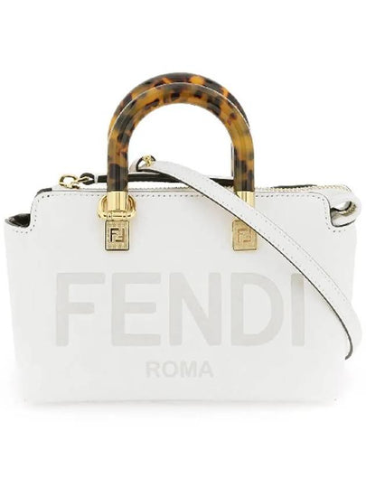 By The Way Small Leather Tote Bag White - FENDI - BALAAN 2