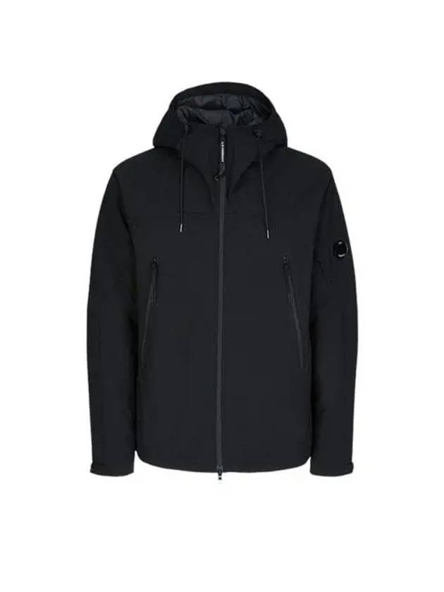 Men's Protech Lens Down Hooded Jacket Black - CP COMPANY - BALAAN 2