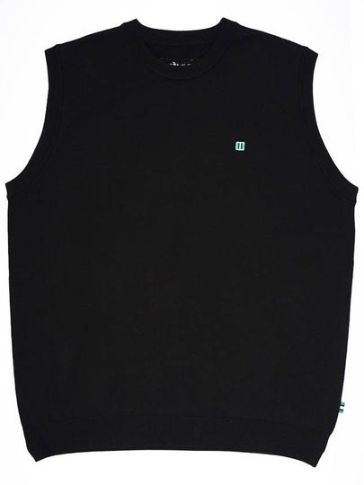 Basic wappen knit vest UNISEX BLACK TMFVN60209 - TRIMERE - BALAAN 2