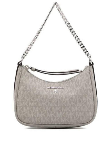 Small Logo Jetset Charm Shoulder Bag Pearl Grey - MICHAEL KORS - BALAAN 1