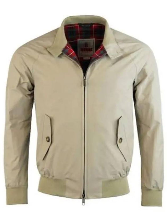 G9 Classic Original Harrington Zip-Up Jacket Beige - BARACUTA - BALAAN 2