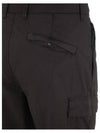 Light Stretch Cotton Bermuda Shorts Black - STONE ISLAND - BALAAN 5