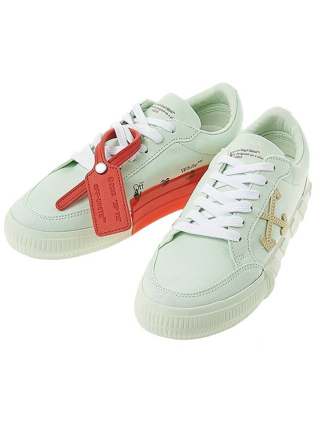 Vulcanized Canvas Low Top Sneakers Mint Light Yellow - OFF WHITE - BALAAN 2