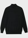 Cashmere Slit Turtleneck Knit Black - NOIRER - BALAAN 4