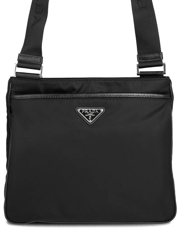 Pocono Saffiano Messenger Bag Black - PRADA - BALAAN 2