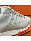 Men's Trail Sneakers Calfskin Multicolor White Orange - HERMES - BALAAN 8