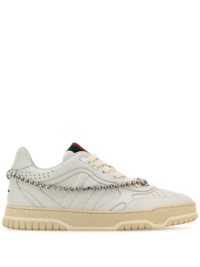 Women's Reweb Low Top Sneakers White - GUCCI - BALAAN 2