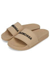 Logo Slides Slippers Beige - BALENCIAGA - BALAAN 2