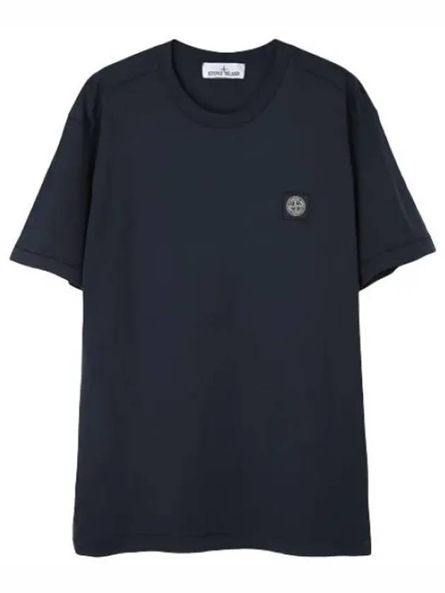 Cotton Jersey Short Sleeve T Shirt Slim Fit Men s Tee - STONE ISLAND - BALAAN 1