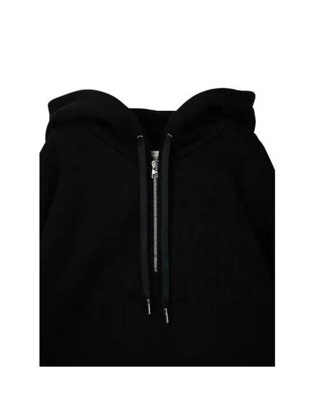 Alexander McQUEEN Half Zip Up Oversized Maxi Hood 731635 QUX63 1000 - ALEXANDER MCQUEEN - BALAAN 3