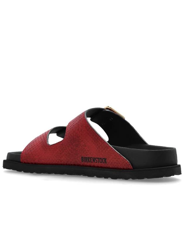 Birkenstock 1774 Slides Arizona Lined, Women's, Red - BIRKENSTOCK - BALAAN 5