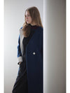 Caigienne V neck unbalanced long coat - CAHIERS - BALAAN 2