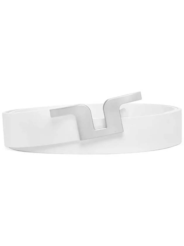 Bridger Leather Belt White - J.LINDEBERG - BALAAN 6