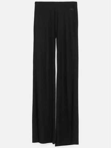 Elastic Pants in crepe velvet - BALENCIAGA - BALAAN 1