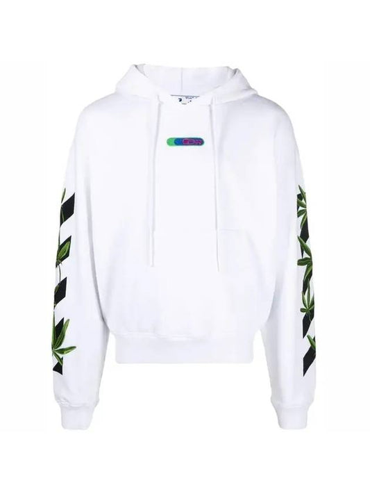 Weed Arrow Hoodie White - OFF WHITE - BALAAN 1