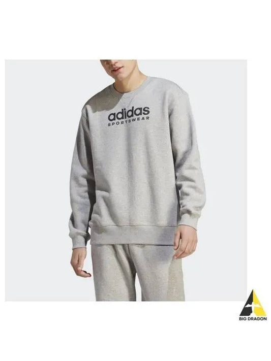 adidas ALL SZN Fleece Graphic Sweatshirt IC9823 - ADIDAS - BALAAN 1