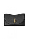 Rocking Horse Leather Medium Wallet Black - BURBERRY - BALAAN 2