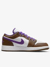 (GS) Jordan 1 Low Palomino Wild Berry Brown 553560-215 - NIKE - BALAAN 1