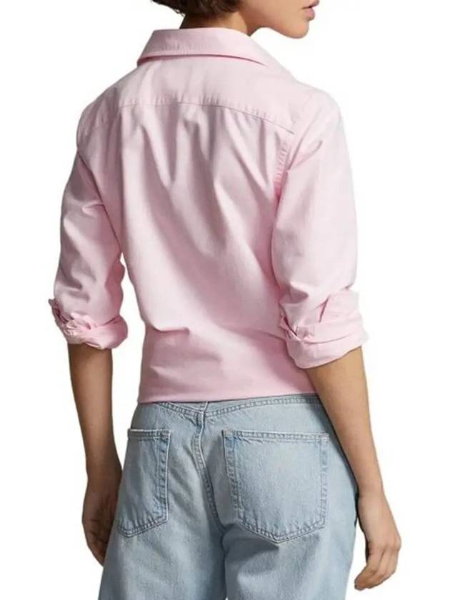 Pony Classic Fit Long Sleeve Shirt Pink - POLO RALPH LAUREN - BALAAN 4