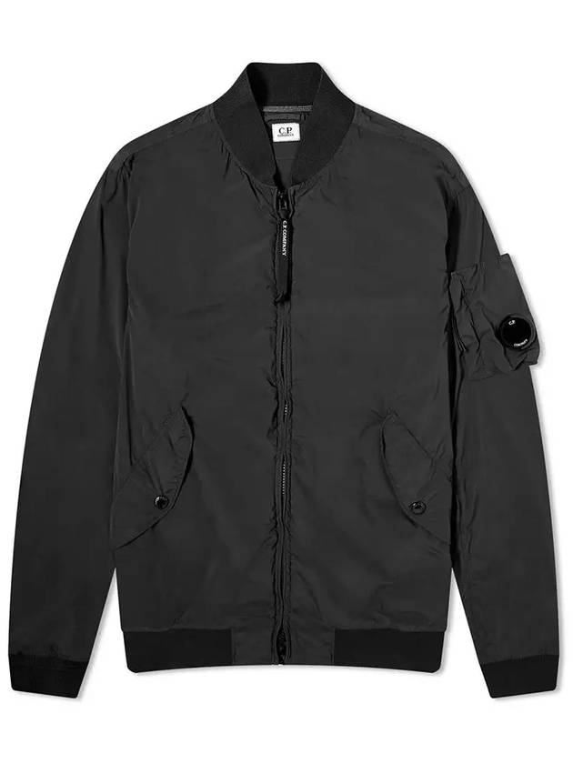 Nycra R Bomber Jacket Black - CP COMPANY - BALAAN 3