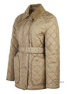 Diamond Quilted Nylon Jacket Beige - BURBERRY - BALAAN 3