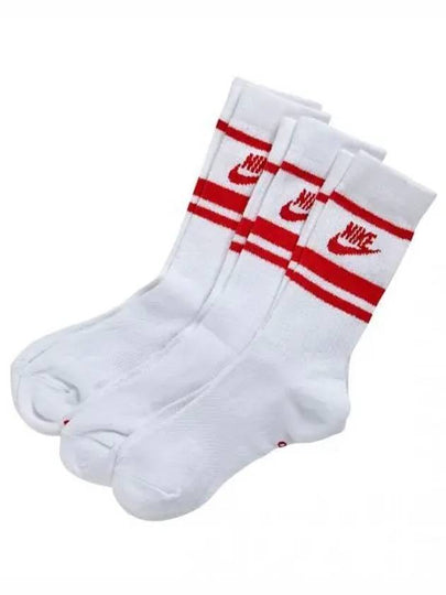 Sportswear Everyday Essential Crew Socks 3 Pack White - NIKE - BALAAN 2