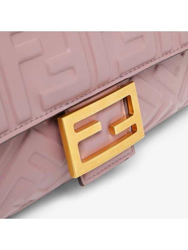 Baguette Medium Leather Shoulder Bag Pink - FENDI - BALAAN 7