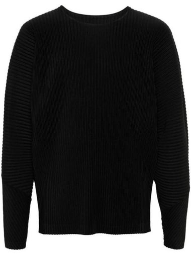 MC January Long Sleeve T-Shirt Black - ISSEY MIYAKE - BALAAN 1