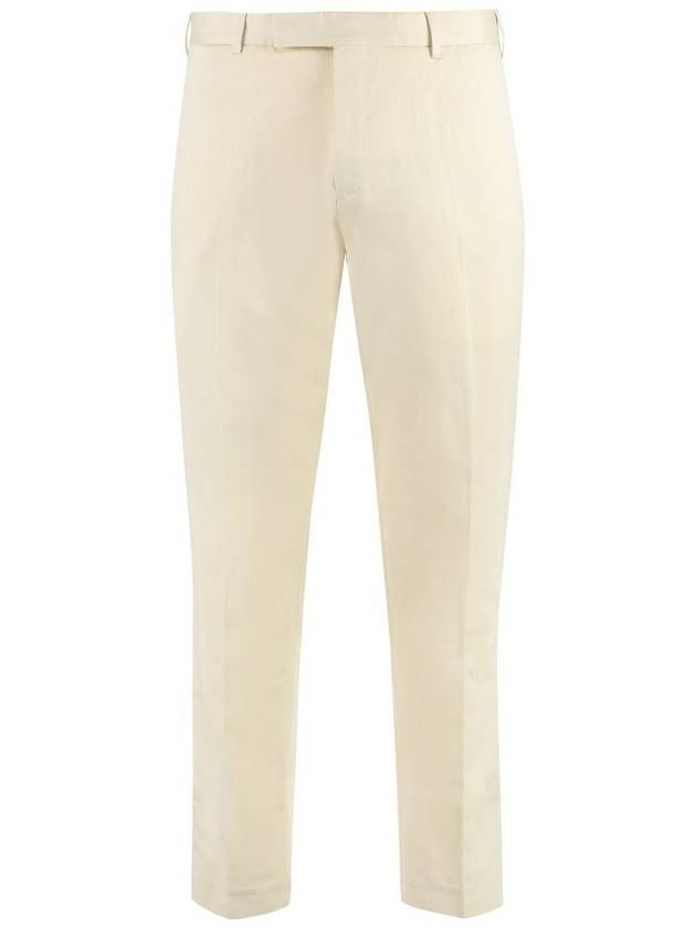 Pt01 Cotton-Linen Trousers - PT01 - BALAAN 1