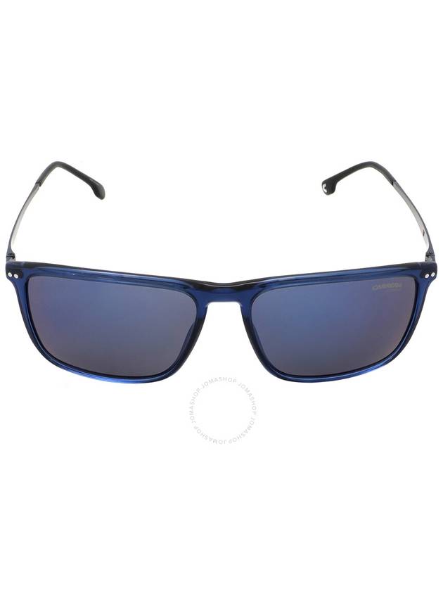 Carrera Grey Blue Mirror Sport Men's Sunglasses CARRERA 8049/S 0PJP/XT 58 - CARRERA - BALAAN 1